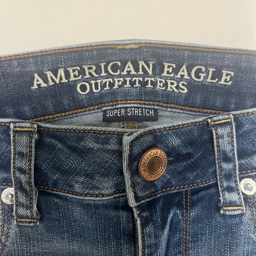 2 pairs American Eagle Outfitters Skinny Kick SZ 27 Super Stretch Jeans